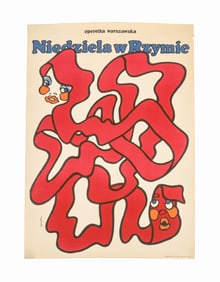 Swierzy Niedziela w Rzymie Lithograph Poster