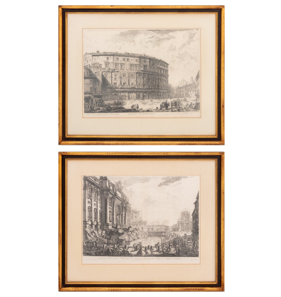 Giovanni Piranesi Vedute a Roma Etchings, 2 (1 of 19)