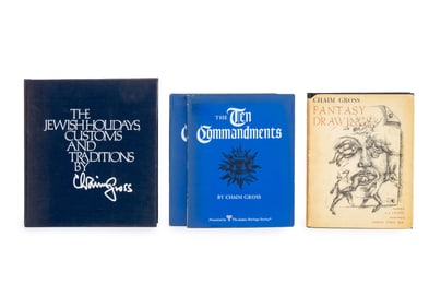 Signed, Etc. Books by Chaim Gross, 4