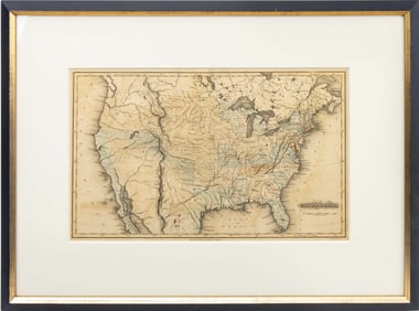 Fielding Lucas Jr. United States Map Engraving
