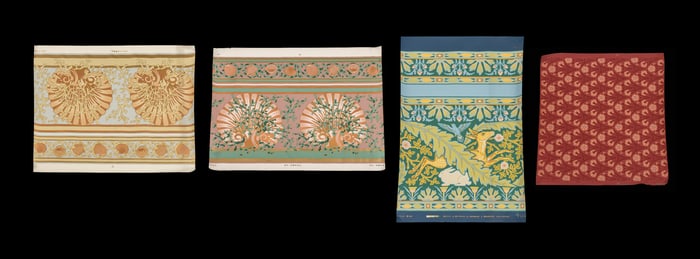 Bradbury & Bradbury Pochoir Wallpaper Sheets, 4