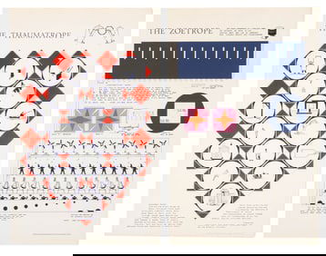 "Zoetrope" & "Thaumatrope" Screenprints, 1964