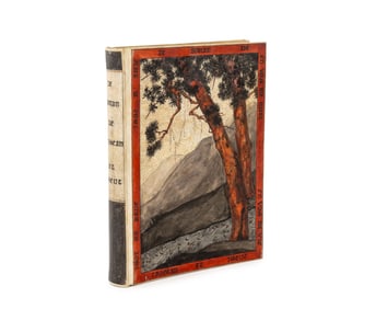 Comte Max de Beauregard Painted Vellum Binding