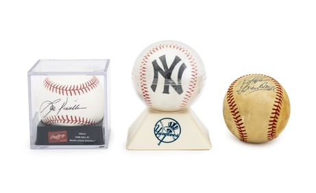 N.Y. Yankees Signed Baseballs, 3