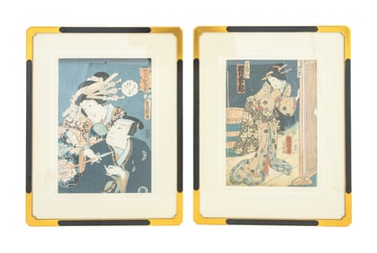 Utagawa Kunisada & Kunichika Ukiyo-e Prints, 2