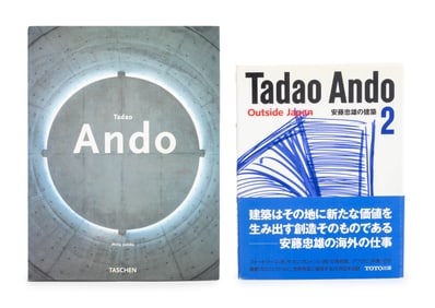 Tadao Ando Signed, Etc. Books, 2