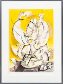 Alexandra Nechita "The Conductor" Lithograph, 1997