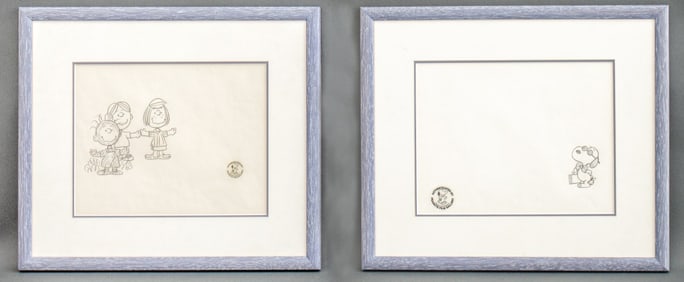 Bill Melendez Snoopy Pencil on Paper, 2