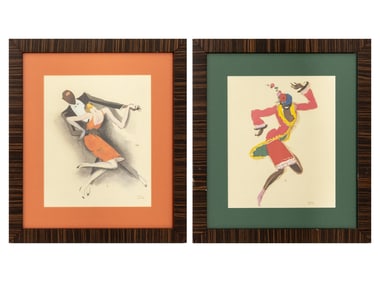 Paul Colin "Le Tumulte Noir" Offset Lithographs, 2