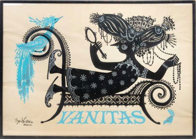 Bjorn Wiinblad "Vanitas" Poster, 1954