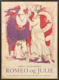 Bjorn Wiinblad "Romeo og Julie" Poster