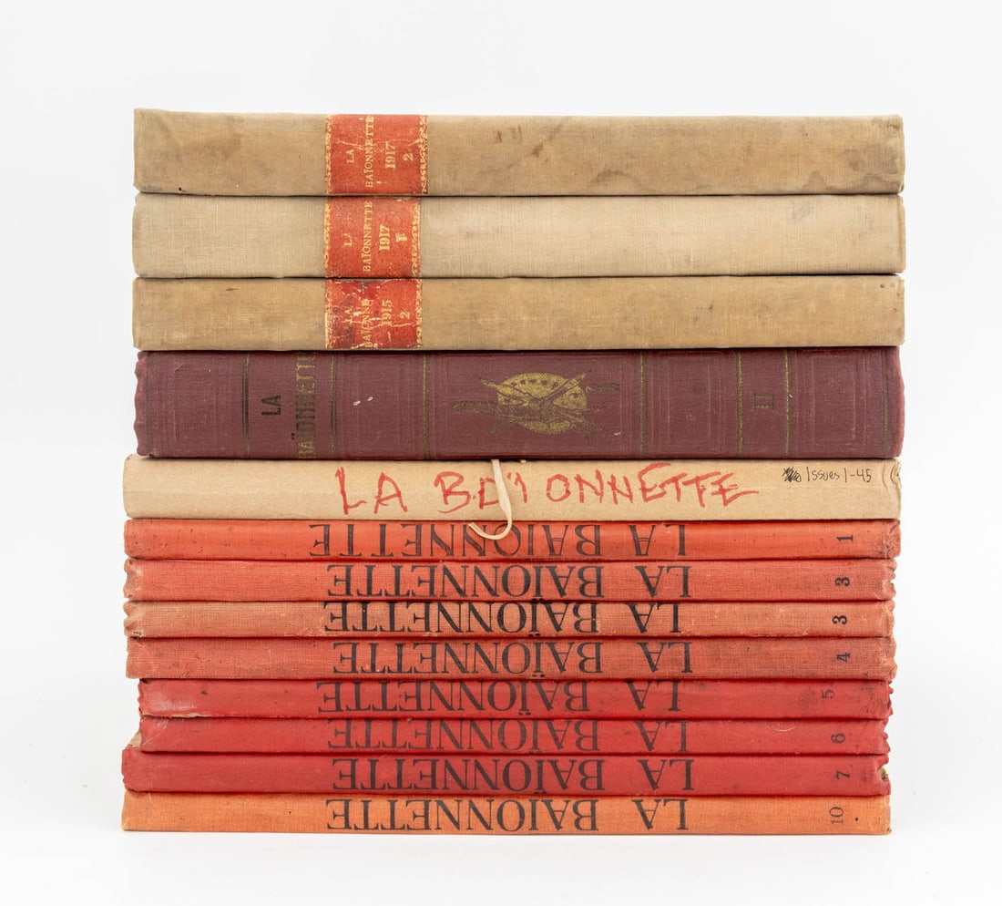Bound "La Baionnette" Books, 13 (1 of 15)