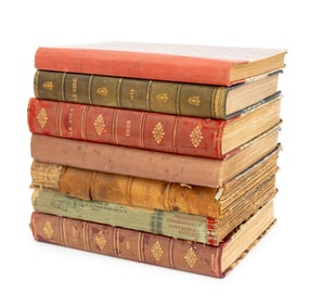 Leather-Bound "Le Rire" Books, 7