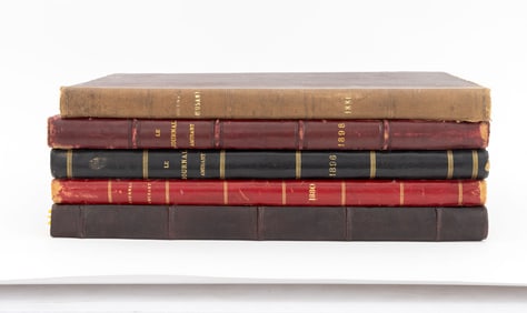 Leather-Bound "Journal Amusant" Books, 5