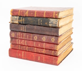 Leather-Bound French Magazines, 19th C., 7