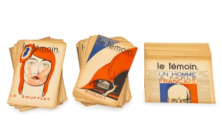 "Le Tomoin" French Satirical Magazines, 1930s, 54