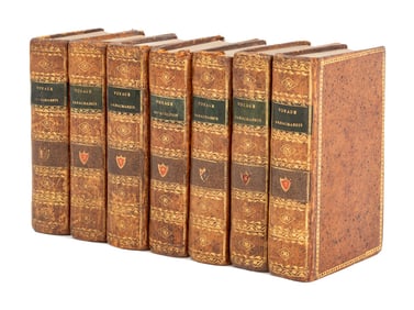 J.J. Barthelemy Voyage de Jeune Anacharsis, 7 Vols