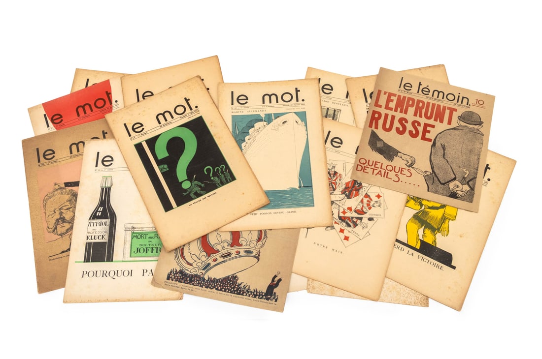 Paule Iribe "Le Mot" and "Le Temoin" Magazines (1 of 10)