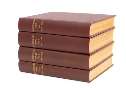 "Metropolitan Opera Magazine Programs", 1962-1968