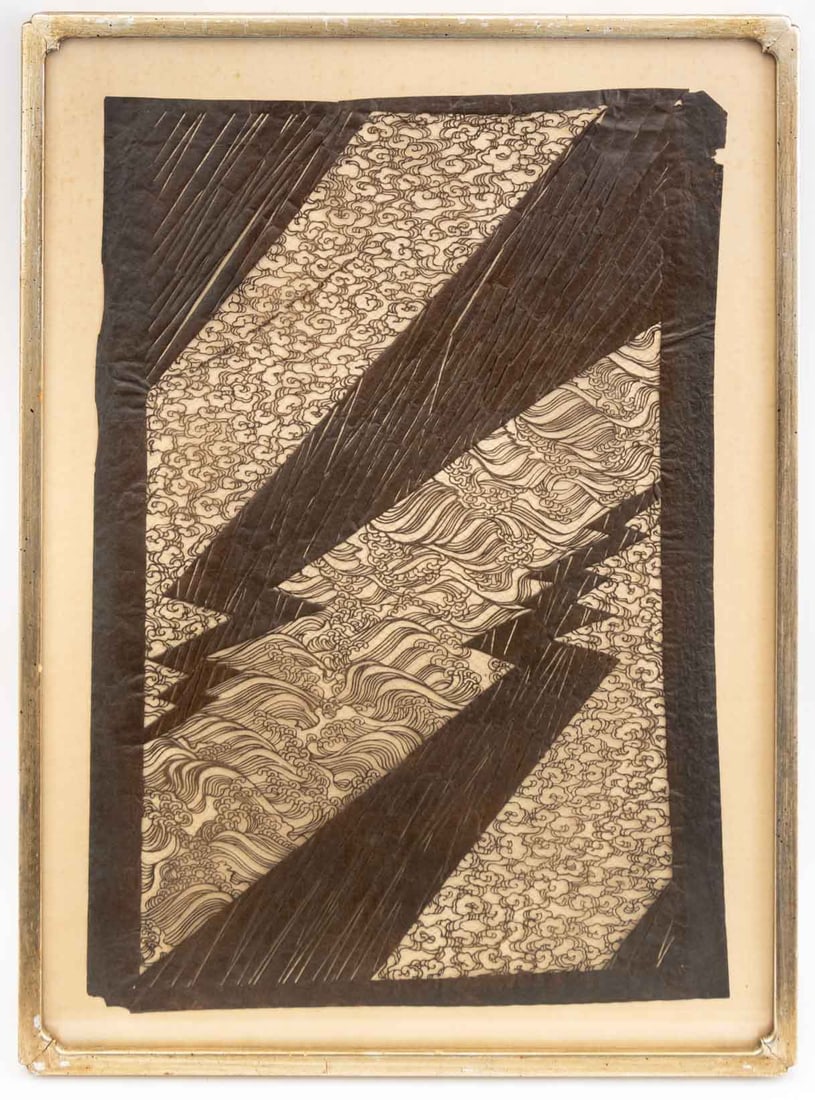 Japanese Katagami Kimono Stencil (1 of 6)