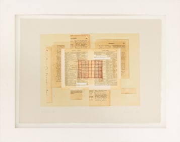 Lynne Avadenka "Formenlehre IX" Etching, 2006