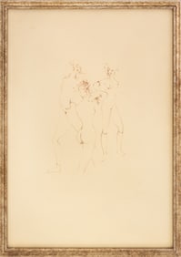 Lenor Fini Three Nude Women Etching