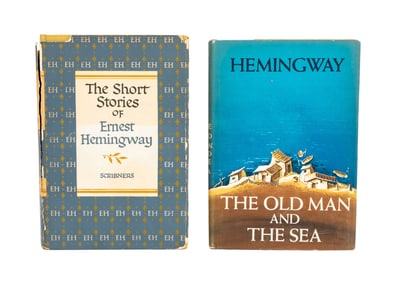 Ernest Hemingway Books, 1950s, 2