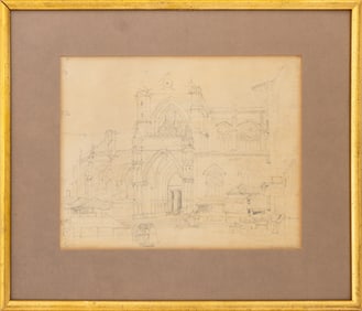 Bayonne Cathedral Graphite on Paper, 1894
