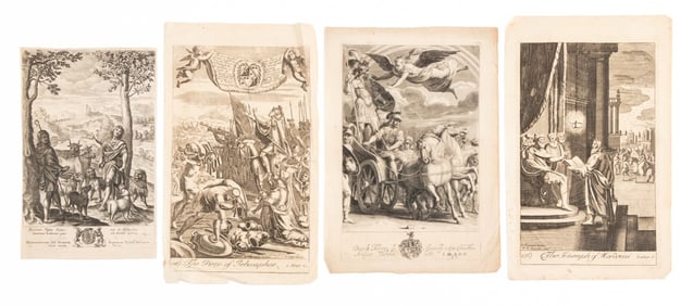 Jan Kip, Pierre Lombart, Etc. Engravings, 4