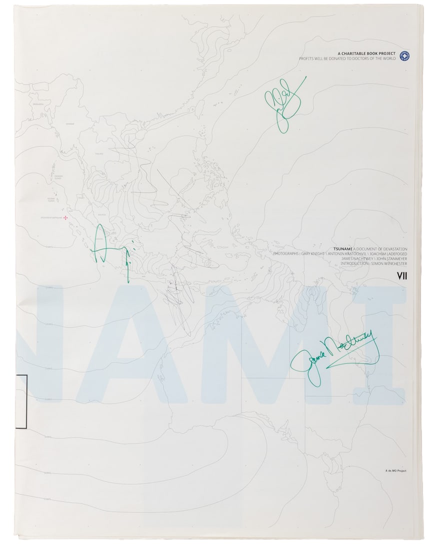 Signed "Tsunami : A Document of Devastation" (1 of 12)