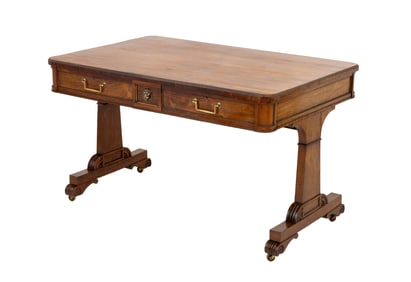 Regency Rosewood Writing Table, early 19th C.