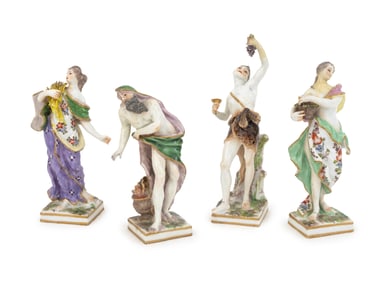 Frankenthal Porcelain Four Seasons Personified, 4