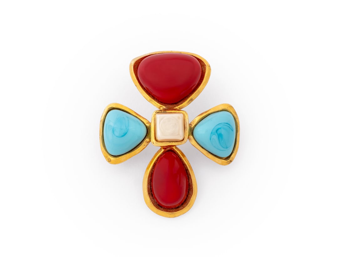 Chanel Runway Gripoix Brooch, Spring 1999 (1 of 6)