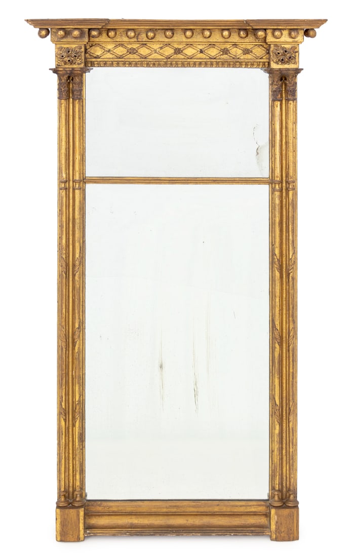 Regency Giltwood Pier Mirror, 19th C. (1 of 7)