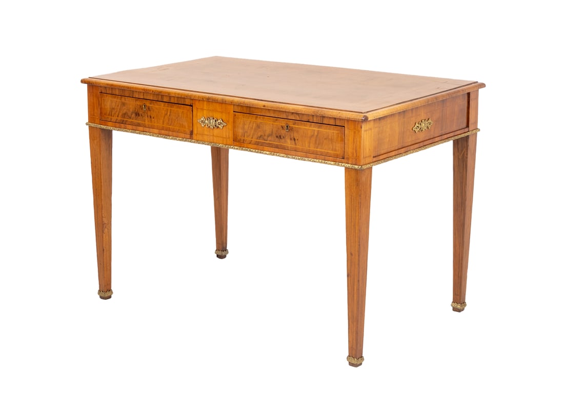 Dutch Burl Walnut Writing Desk, 19th Century (1 of 13)