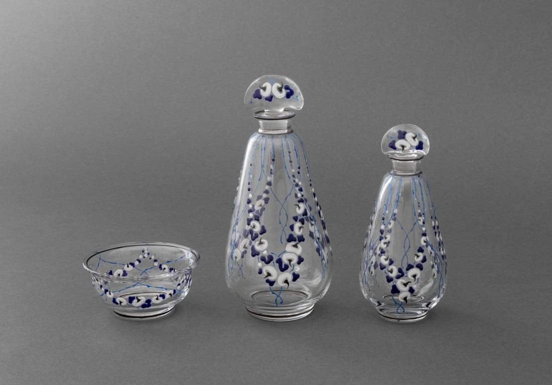 Marcel Goupy Enamel Glass Vessels, 3 (1 of 11)
