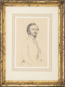European School Portrait of a Gentleman Graphite