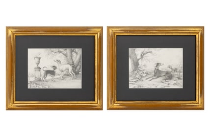 European School Dogs in the Garden Graphite, 2
