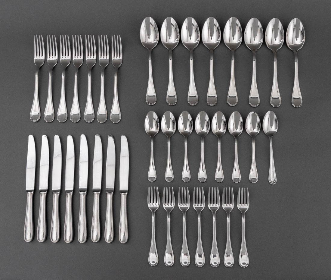 Christofle "Acier" Flatware Service, 38 Pcs. (1 of 9)