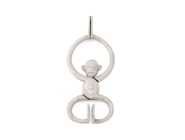 Hagenauer Werkstatte Chromed Monkey Sugar Tongs