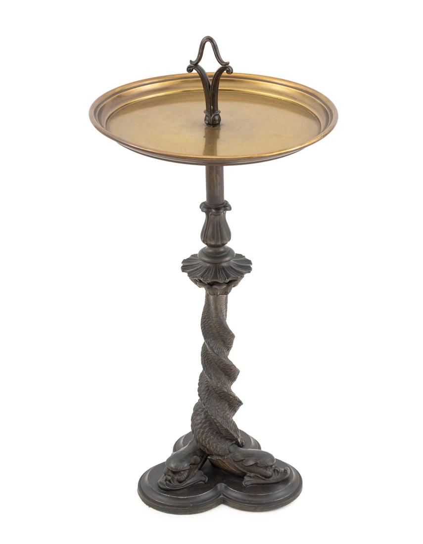 Bradley & Hubbard Dolphin Form Smoker's Stand (1 of 7)