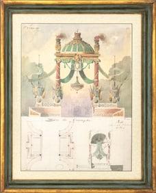 Louis Boitte "Arc de Triomphe" Offset Lithograph