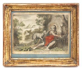 Cornelis Galle St. John the Baptist Engraving