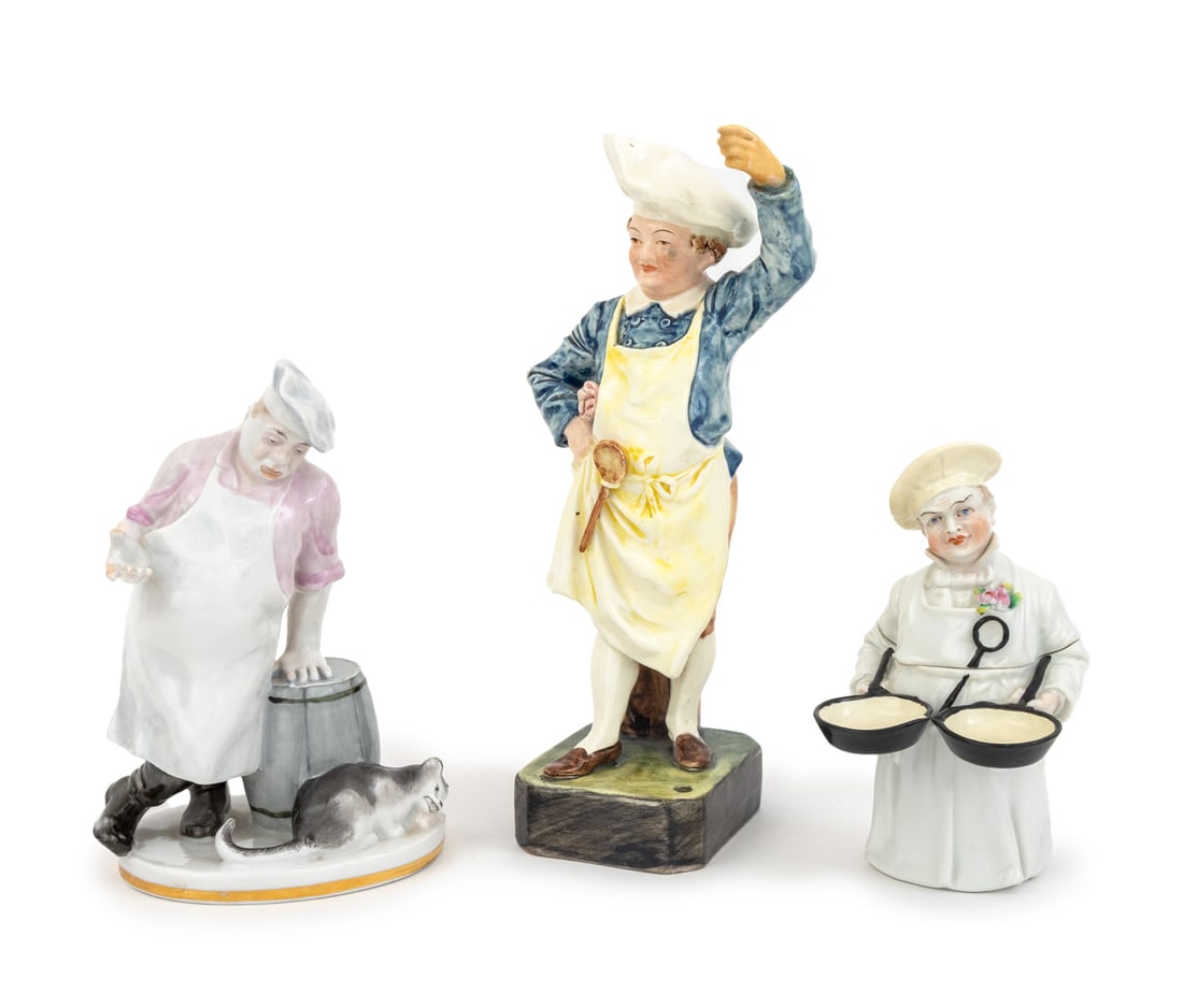 Chef Form Ceramic Figurines, 3 (1 of 16)