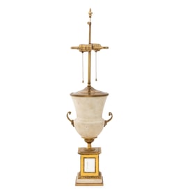 Classical Style Ormolu Mounted Marble Urn as Lamp