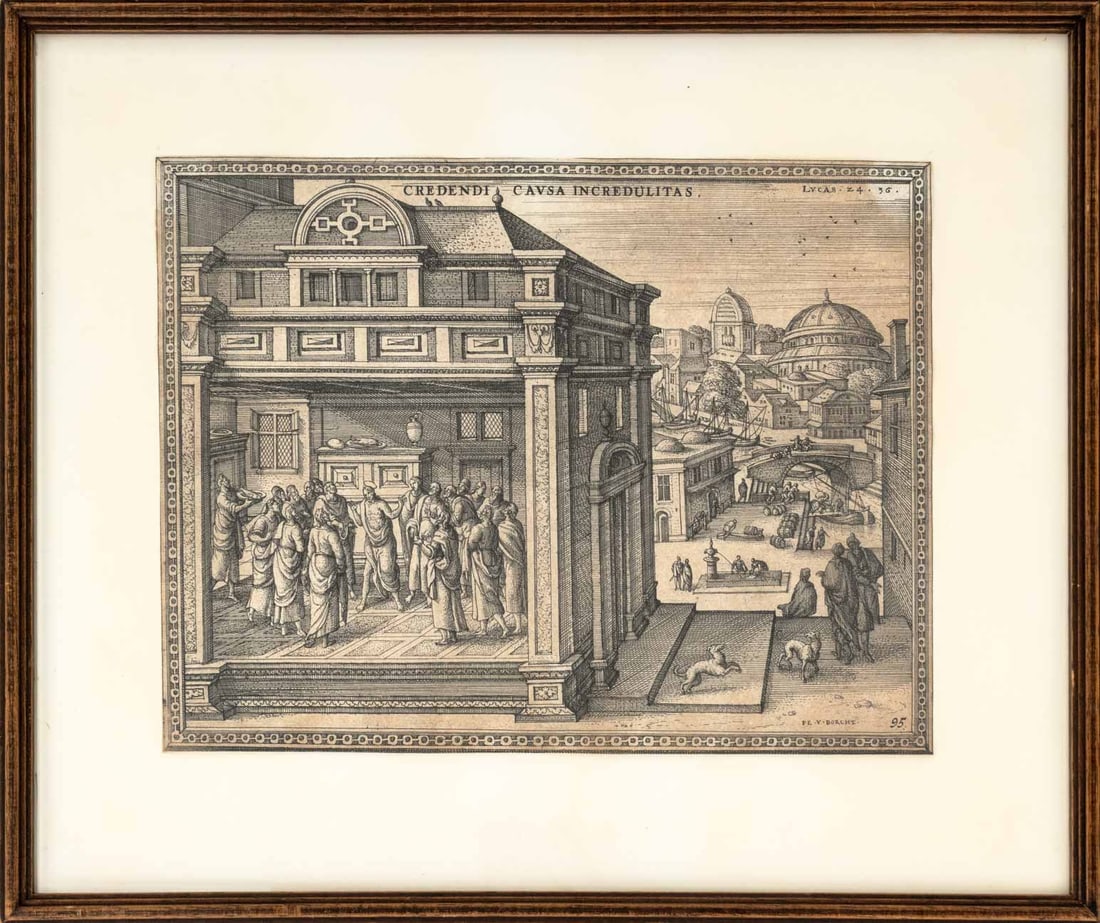 After Peter van der Borcht "Lucas 24-36" Etching (1 of 5)