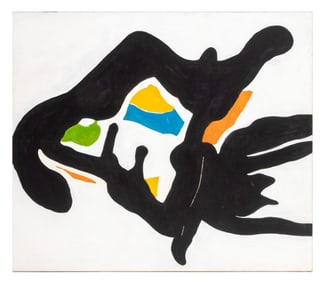 Jack Roth "#4" Acrylic on Canvas, 1976