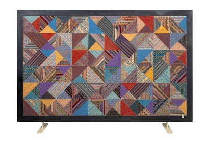 Missoni x Saporiti Quilted Tapestry Mounted Screen