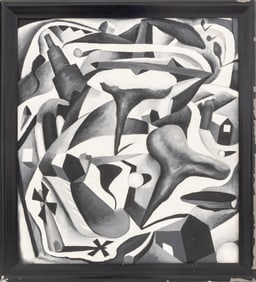 Richard Kalina "Central States" Oil on Canvas