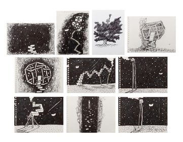 Domenick Capobianco Poet's House Pen and Ink, 10